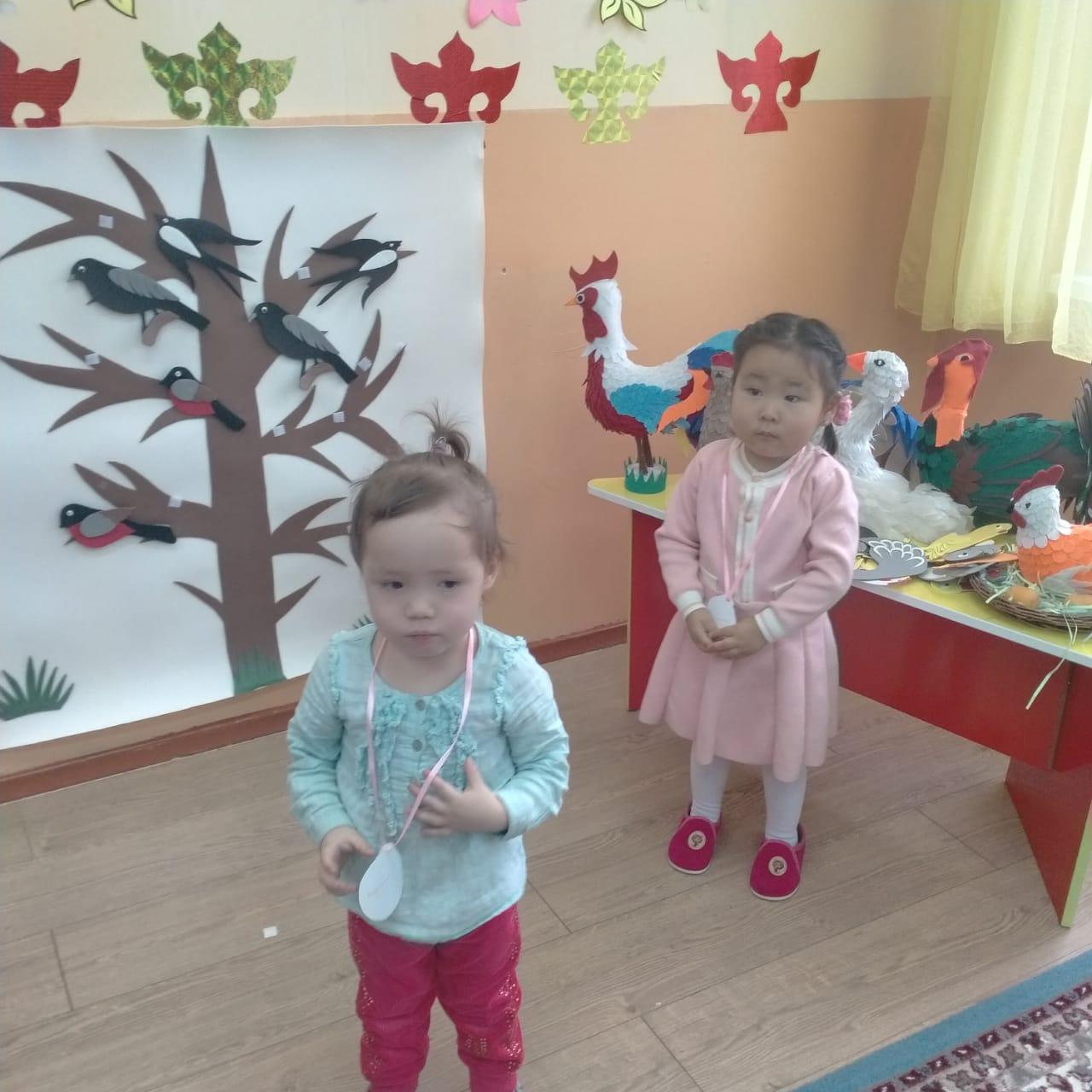 "Айгөлек" тобының "Не қалай дауыстайды?" тақырыбындағы ашық оқу іс-әрекеті